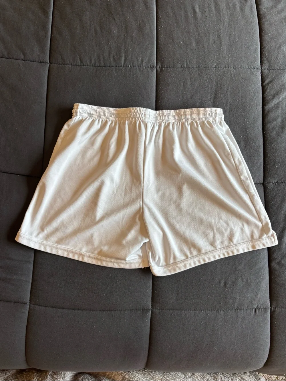 Nike Dri-Fit White Drawstring Shorts Medium